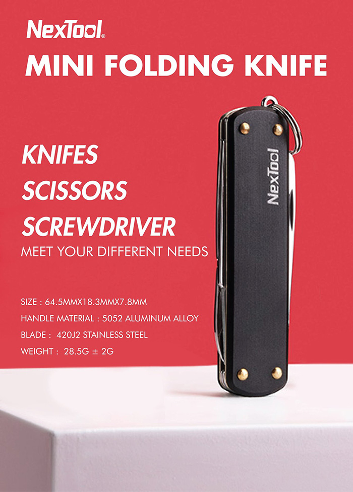 Нож перочинный Xiaomi NexTool Natuo Multi-Function Knife KT5026B