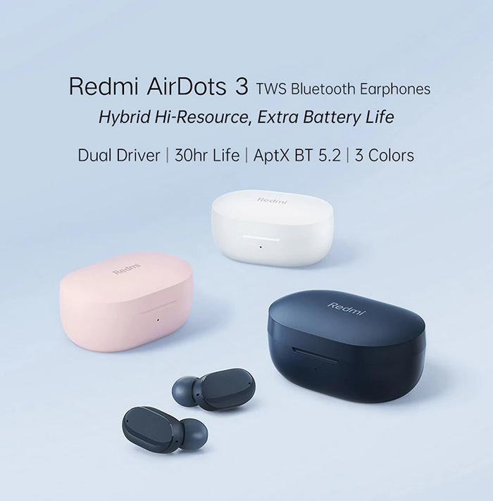 Беспроводные наушники Xiaomi Redmi Airdots 3 pink