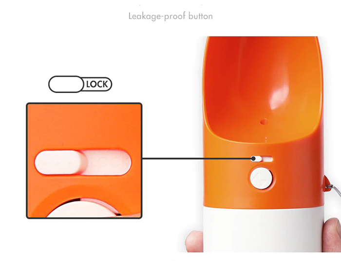 Поилка для животных Xiaomi Moestar Rocket Portable Pet Cup 430ml (серый)