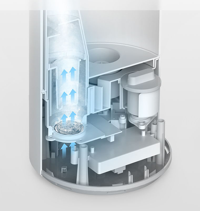 Увлажнитель воздуха Xiaomi Smart Antibacterial Humidifier (ZNJSQ01DEM) EU белый