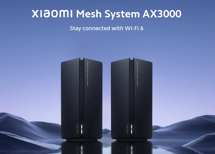 Wi-Fi роутер Xiaomi Mijia Mesh System AX3000 (1-Pack) черный