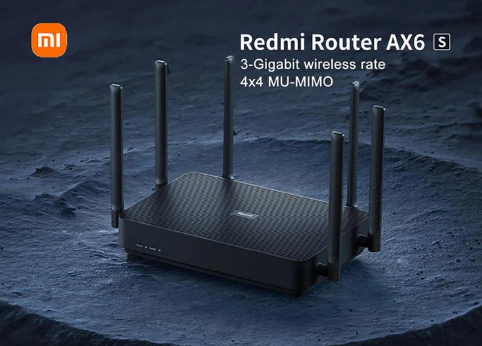 Wi-Fi роутер Redmi AX6S черный