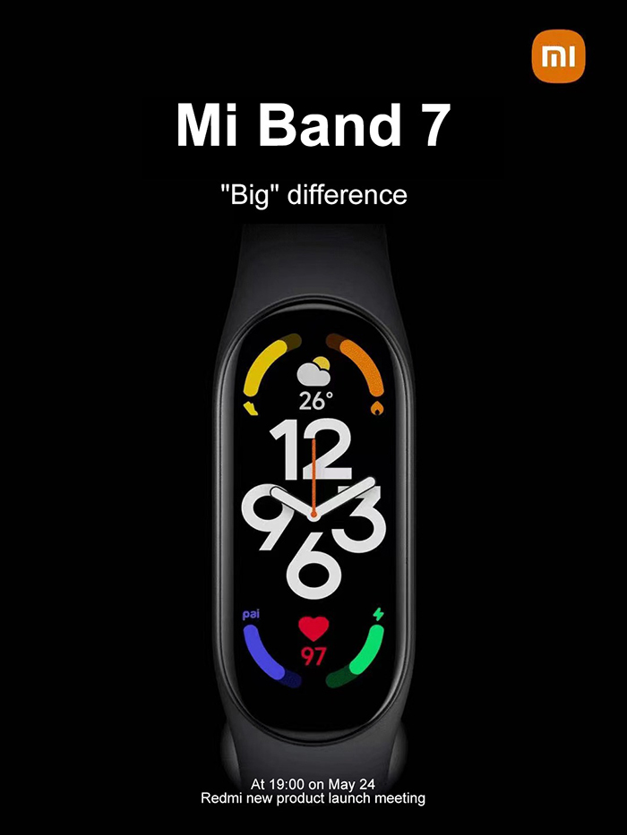 Браслет Xiaomi Mi Band 7 черный