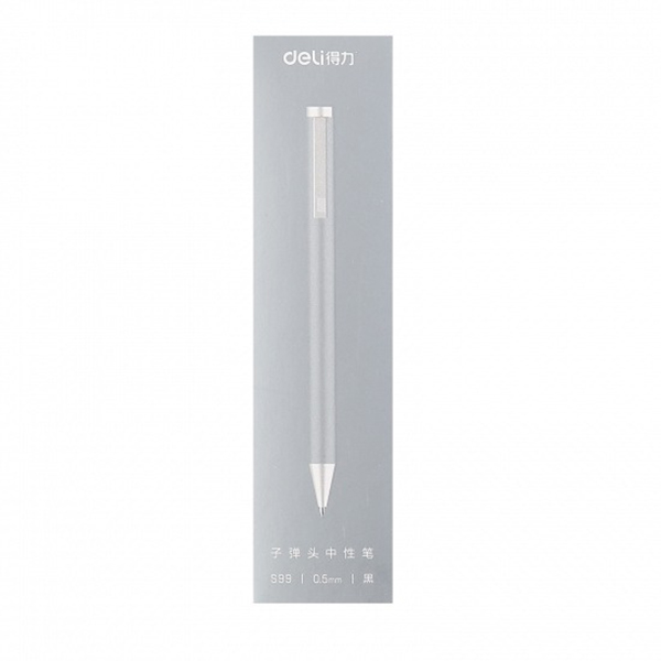 Xiaomi Deli металлическая шариковая ручка S99 silver