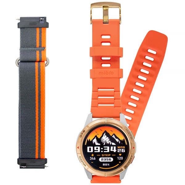 Умные часы Xiaomi Mibro Watch GS Active (XPAW016 EU) Gold (+ 2 ремешка)