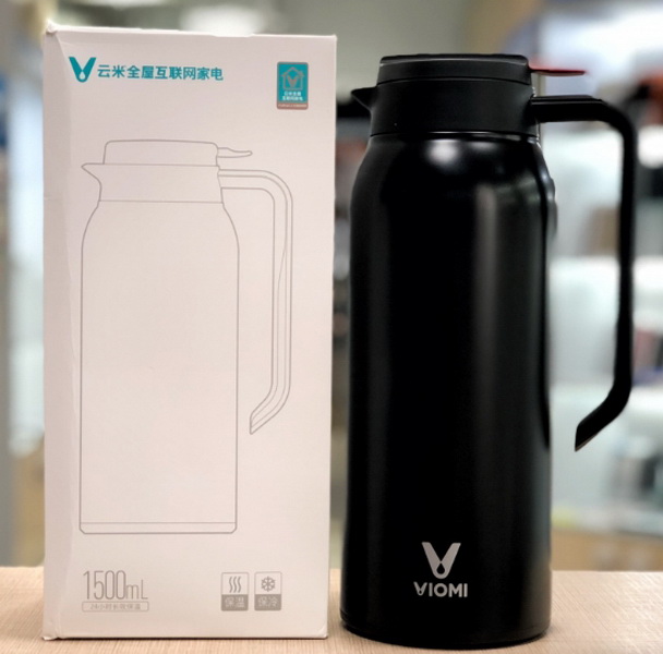 Термокувшин Xiaomi Viomi Steel Vacuum Pot (1,5 л) черный
