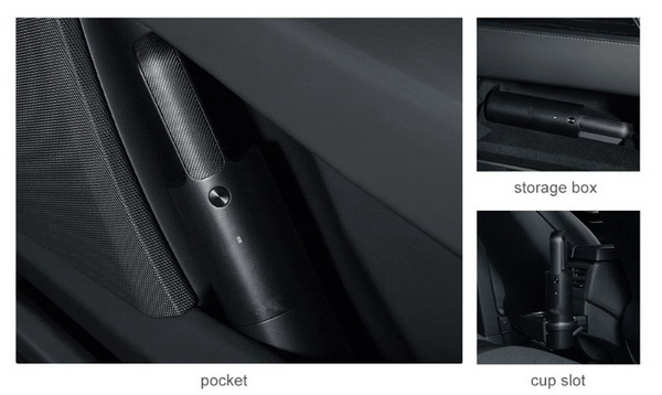 Пылесос Xiaomi CleanFly Portable Vacuum черный